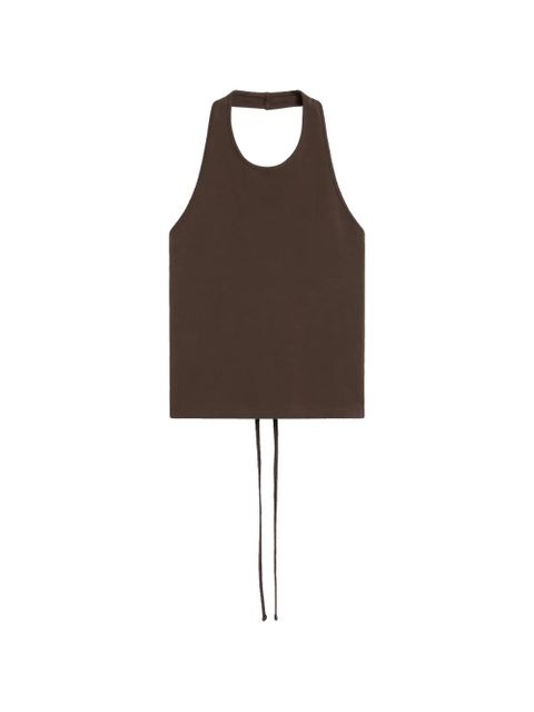 St. Agni jersey halterneck top - Brown - zdjęcie produktu nr 1
