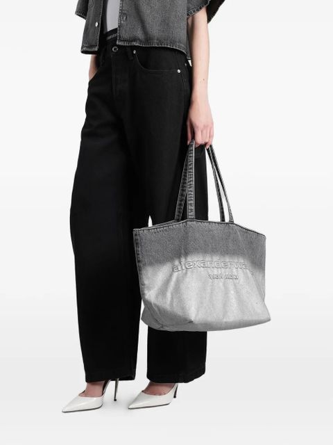 Alexander Wang pre-styled mid-rise jeans - Black