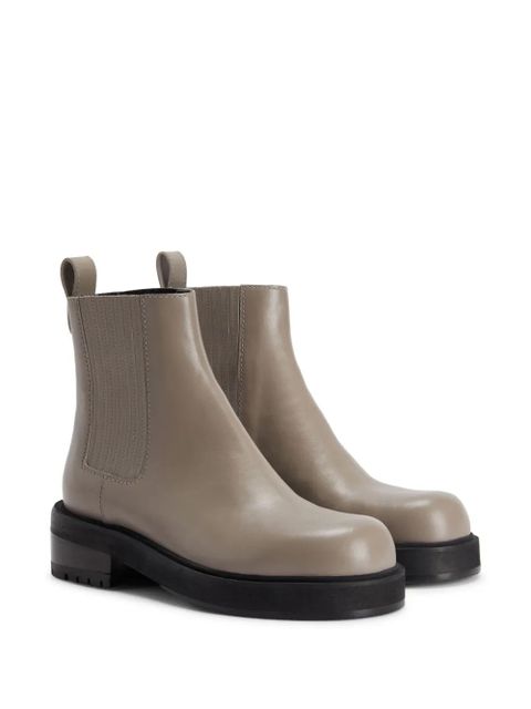 Giuseppe Zanotti Peyen leather boots - Grey - zdjęcie produktu nr 2