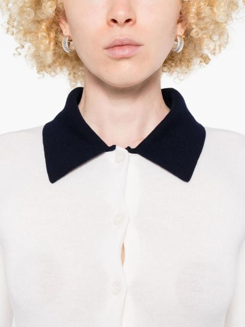 Self-Portrait wool cardigan - Neutrals