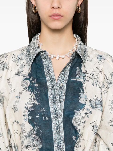 ALEMAIS Casa midi dress - Neutrals