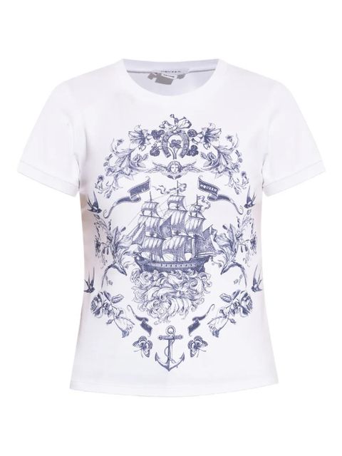 Alexander McQueen graphic-print t-shirt - White - zdjęcie produktu nr 1