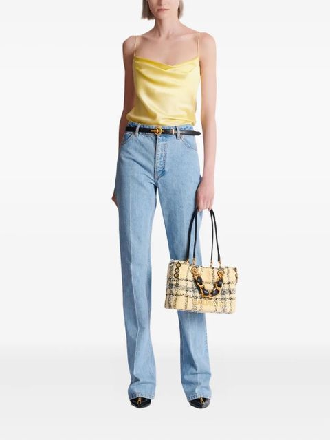 Balmain high-waisted flared jeans - Blue