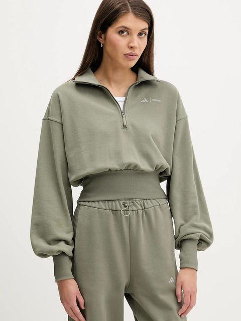 adidas bluza bawełniana adidas x Moon Boot damska kolor zielony z nadrukiem JM1101 - zdjęcie produktu nr 1