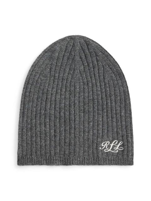 Lauren Ralph Lauren czapka kaszmirowa kolor szary 454P04475 - zdjęcie produktu nr 1