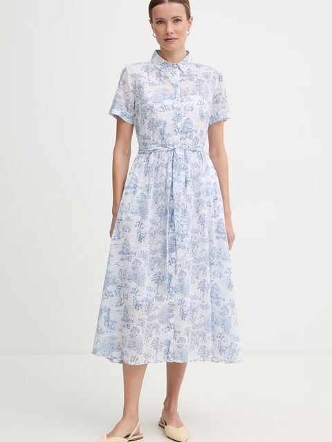 Barbour sukienka letnia bawełniana Wistera - zdjęcie produktu nr 1