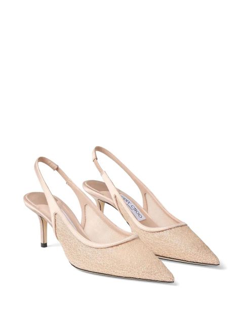Jimmy Choo Love point toe slingback pumps - Pink - zdjęcie produktu nr 2