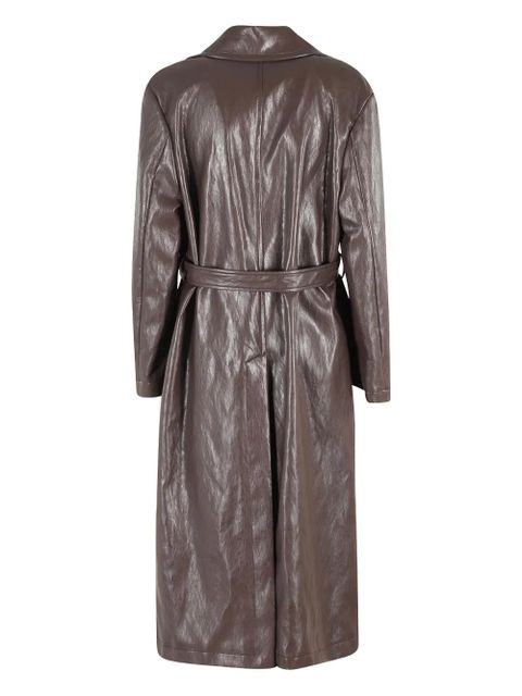 SOLOTRE belted jacket - Brown - zdjęcie produktu nr 2