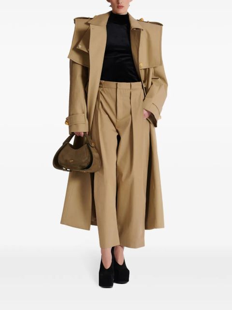 Balmain pleated cotton trousers - Neutrals - zdjęcie produktu nr 2