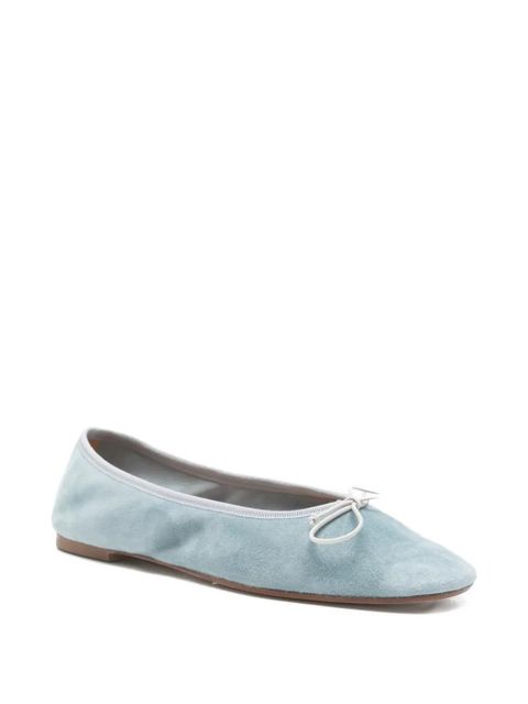 Aeyde Tiby bow leather ballerina - Blue - zdjęcie produktu nr 2