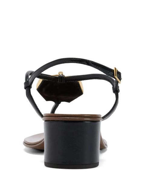 Giuseppe Zanotti Patrice geometric crystal sandals - Black