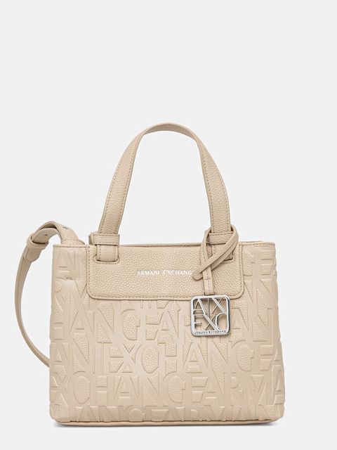 Armani Exchange torebka kolor beżowy XW001576 AF15774 - zdjęcie produktu nr 1