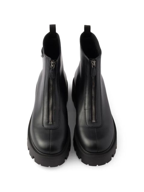 Prada zipped ankle boots - Black