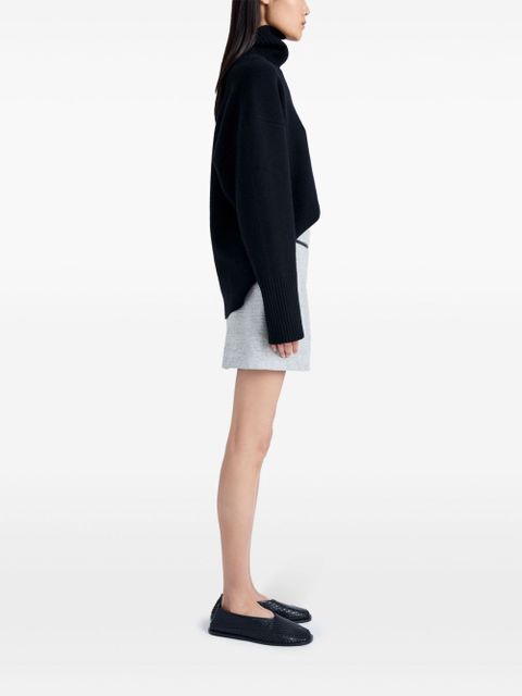 Proenza Schouler Judith mélange-effect skirt - Grey