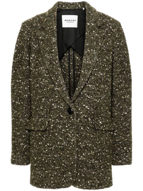MARANT ÉTOILE Hayden blazer - Green - zdjęcie produktu nr 1