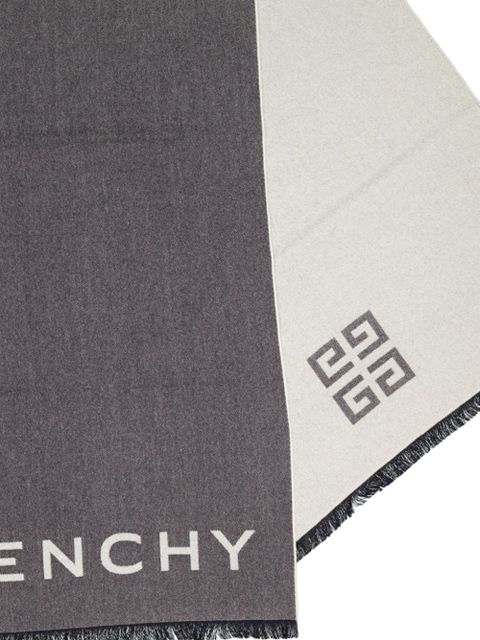 Givenchy logo scarf - Grey