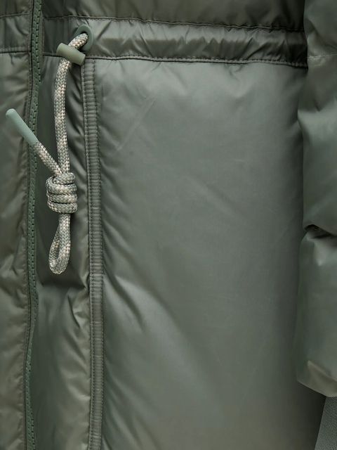 adidas by Stella McCartney kurtka kolor zielony zimowa KA7427