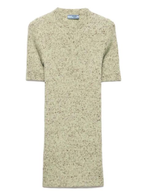 Prada ribbed short-sleeve sweater - Green - zdjęcie produktu nr 1