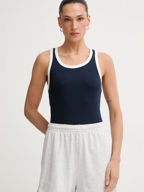 Tommy Hilfiger top damski z bawełną - zdjęcie produktu nr 1