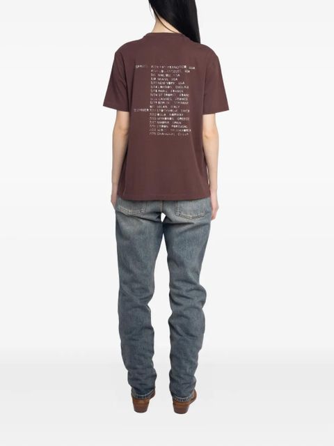 Zadig&Voltaire embellished T-shirt - Red