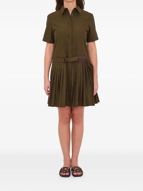 LOEWE pleated mini dress - Green - zdjęcie produktu nr 1