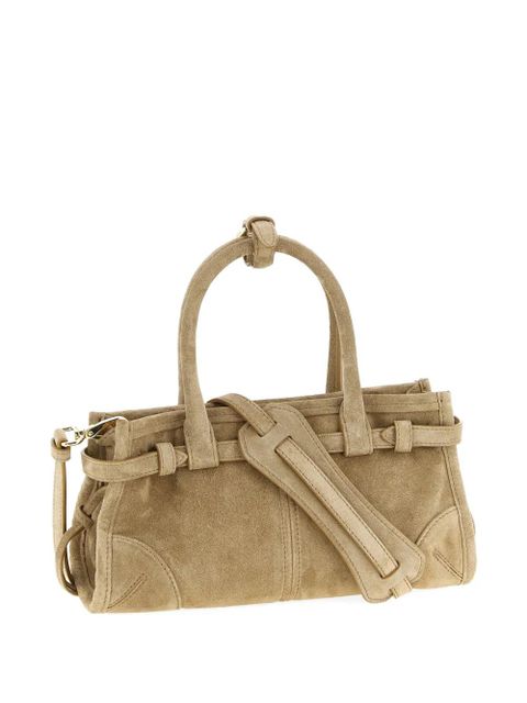 Prada mini Bonnie suede tote bag - Neutrals - zdjęcie produktu nr 2