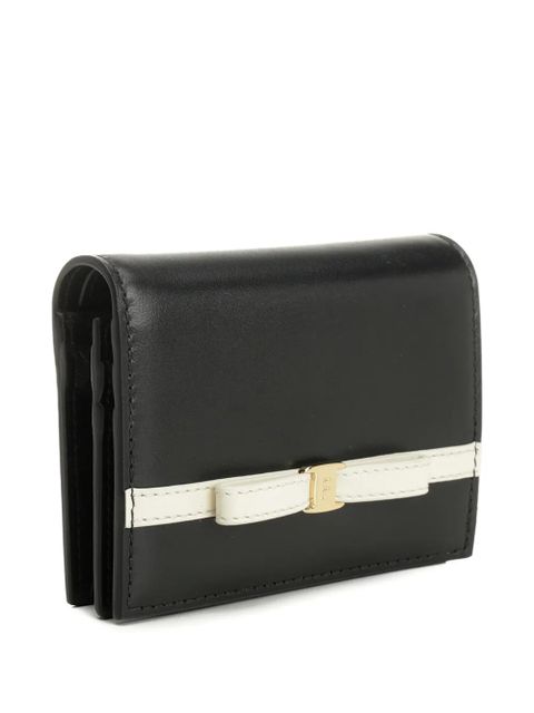 Ferragamo ribbon-detail wallet - Black