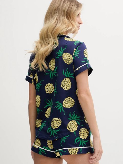 Kate Spade piżama damska kolor granatowy KSI12749