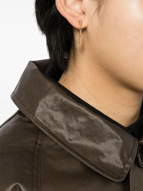 LEMAIRE asymmetric silver earrings (set of four) - Gold