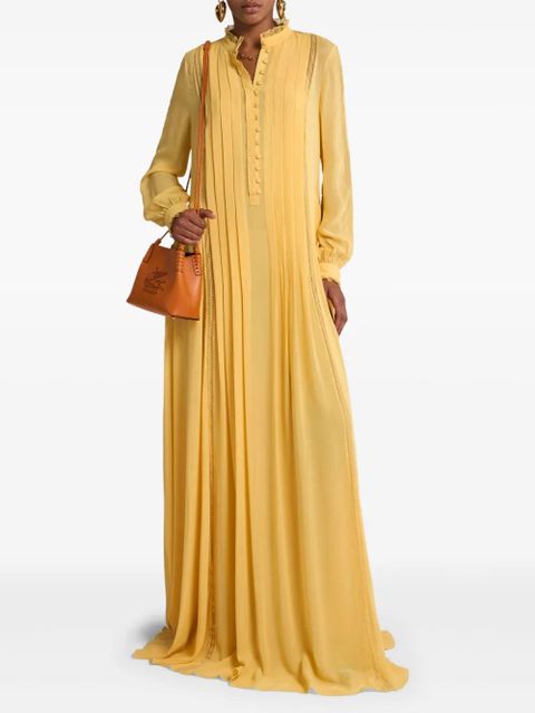ETRO pleated gown - Yellow