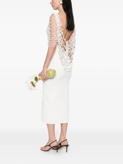 Cult Gaia Meri beaded midi dress - White - zdjęcie produktu nr 2