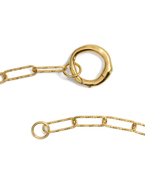 Monica Vinader textured-chain necklace - Gold