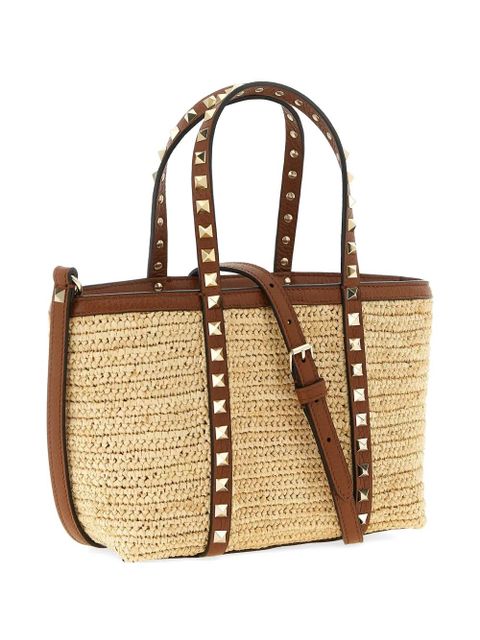 Valentino Garavani mini Rockstud tote bag - Neutrals - zdjęcie produktu nr 2
