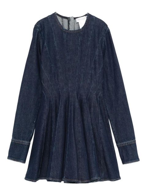 Sportmax Aereo panelled dress - Blue