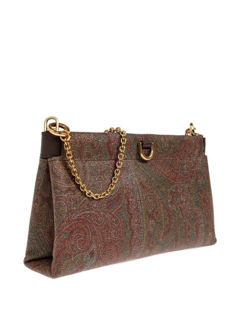 ETRO mini Talk paisley clutch bag - Brown