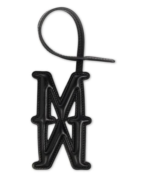 Max Mara logo bag charm - Black - zdjęcie produktu nr 1
