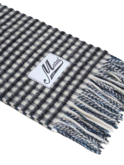 Marni gingham scarf - Black - zdjęcie produktu nr 2