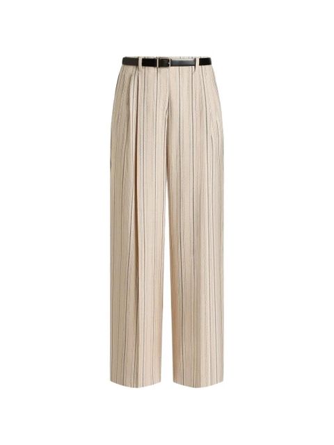Dolce & Gabbana regimental pinstripe trousers - Neutrals - zdjęcie produktu nr 1
