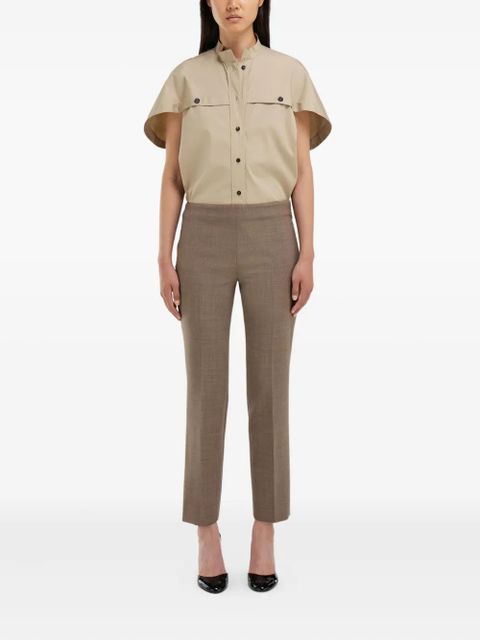 Ferragamo pressed-crease trousers - Brown