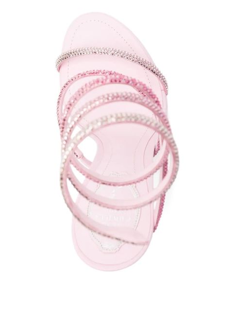 René Caovilla 110mm Cleo sandals - Pink