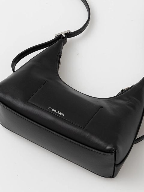 Calvin Klein torebka skórzana kolor czarny LV04F3263G - zdjęcie produktu nr 2