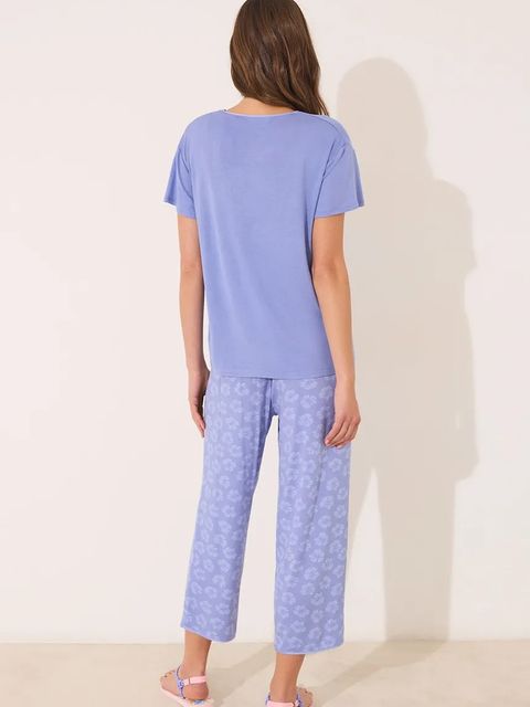 women'secret piżama damska kolor niebieski 4752518