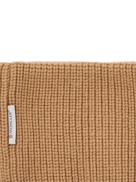 Moncler ribbed wool headband - Brown - zdjęcie produktu nr 2