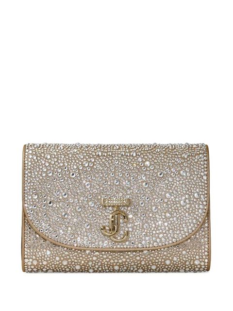Jimmy Choo Curve embellished shoulder bag - Gold - zdjęcie produktu nr 1