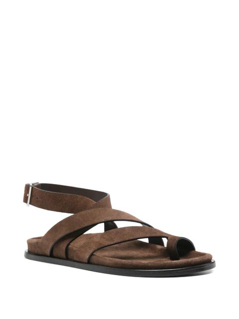 ALOHAS Tide buckle-strap sandals - Brown