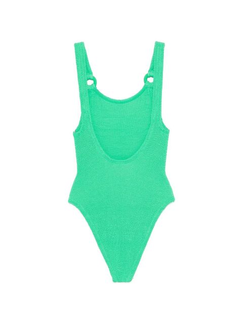 Hunza G ring crinkled swimsuit - Green - zdjęcie produktu nr 2