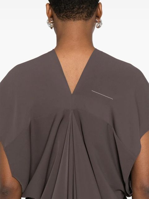 MM6 Maison Margiela draped dress - Green