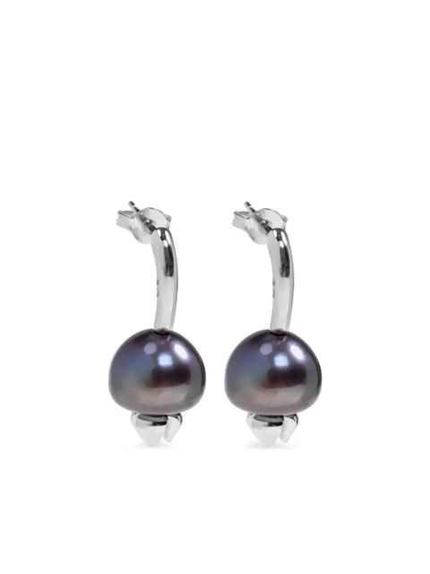 LOEWE pearl-drop earrings - Silver - zdjęcie produktu nr 1