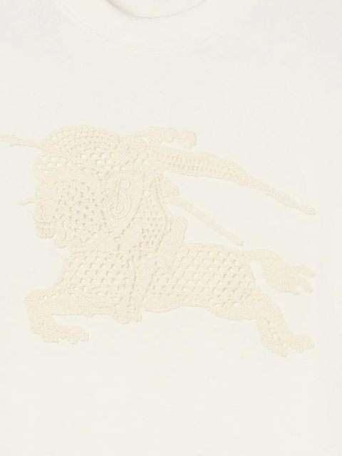 Burberry EKD cotton T-shirt - White - zdjęcie produktu nr 2