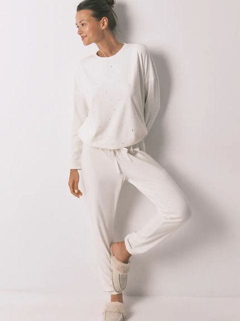 women'secret komplet piżamowy damska kolor beżowy 3792066 - zdjęcie produktu nr 1